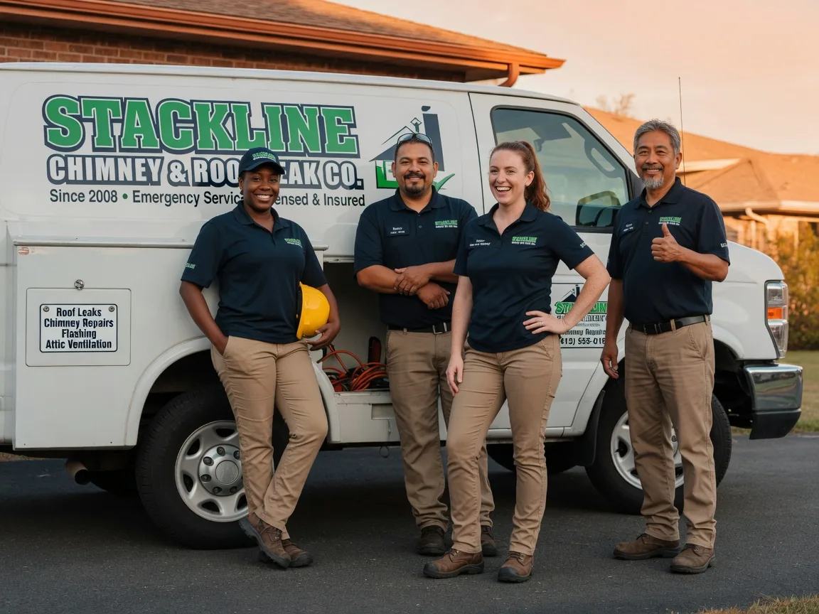 Chimney flashing repair company in La Plume, PA